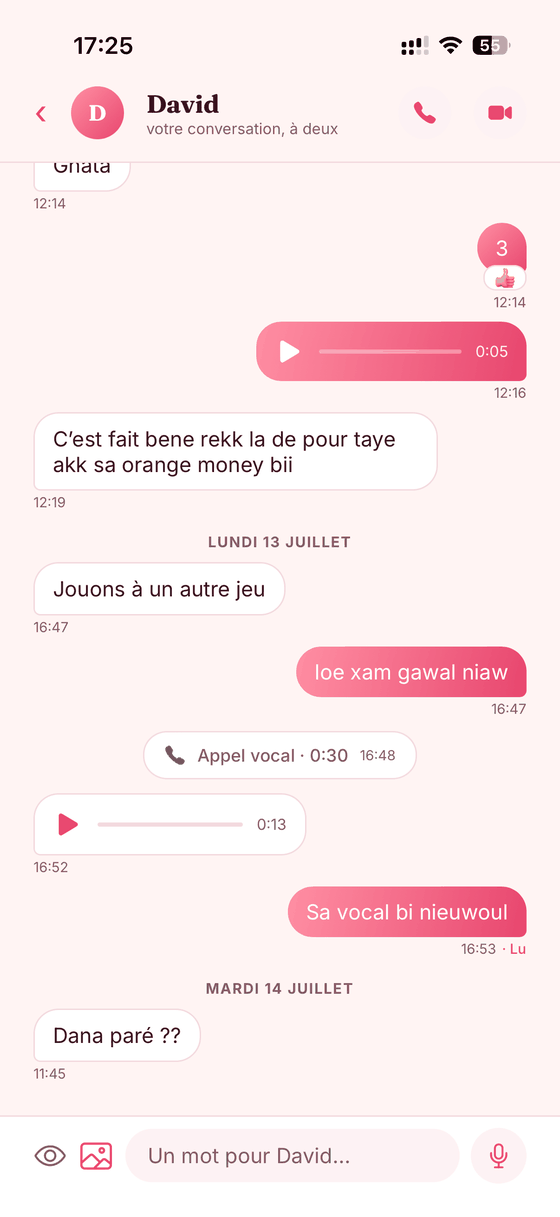 Conversation à deux