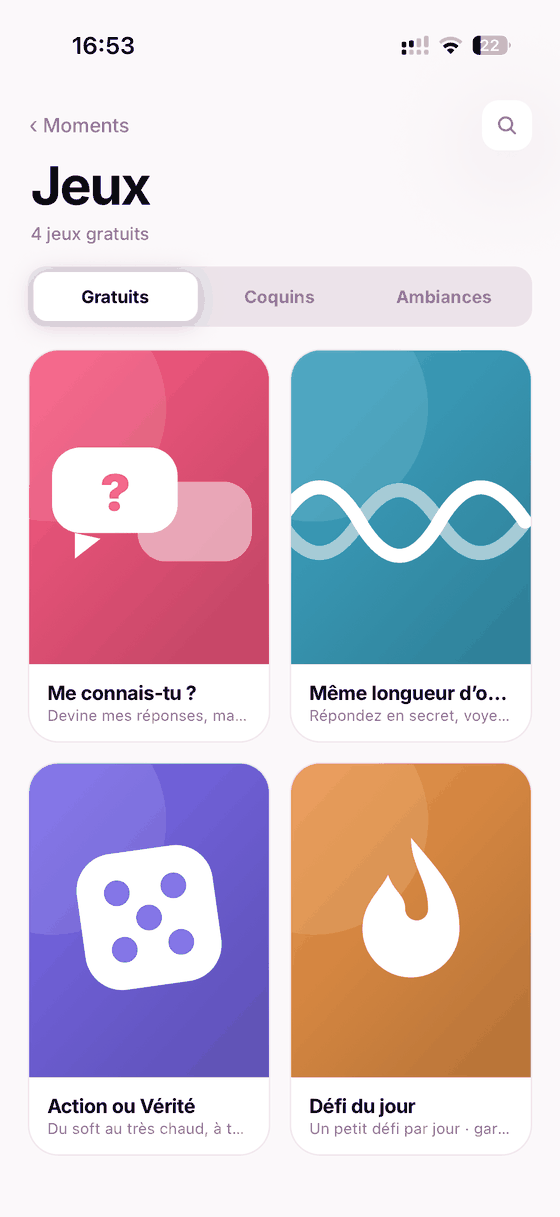 Jeux du couple